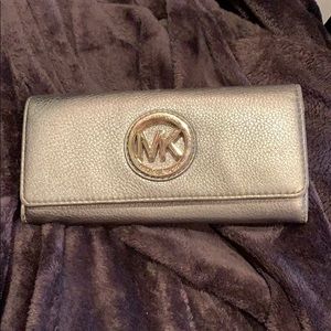 Gold MIchael Kors Wallet